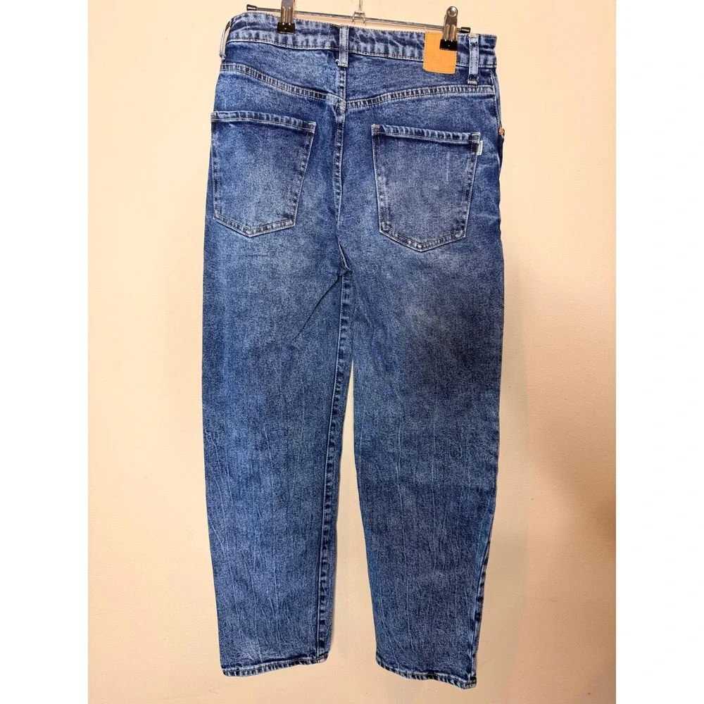 Articles of Society The Smith Jeans Womens 4/27 Blue High Rise Relaxed Deep Lake